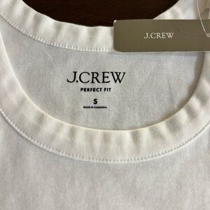 J.Crew White Perfect Fit tank